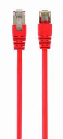 Патч корд Cablexpert PP22-1M/R, FTP, литий,  50u" штекер із фіксатором, 1 м, червоний