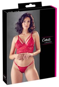 Эротический набор Bra and String red L/XL Sex Aura