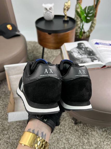 Чоловічі кросівки Exchange AX Black White замша , текстиль , В'єтнам 43 27,5 | Зображення 3