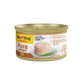 Корм вологий GimDog Pure Delight для собак мініатюрних порід з куркою 85 г