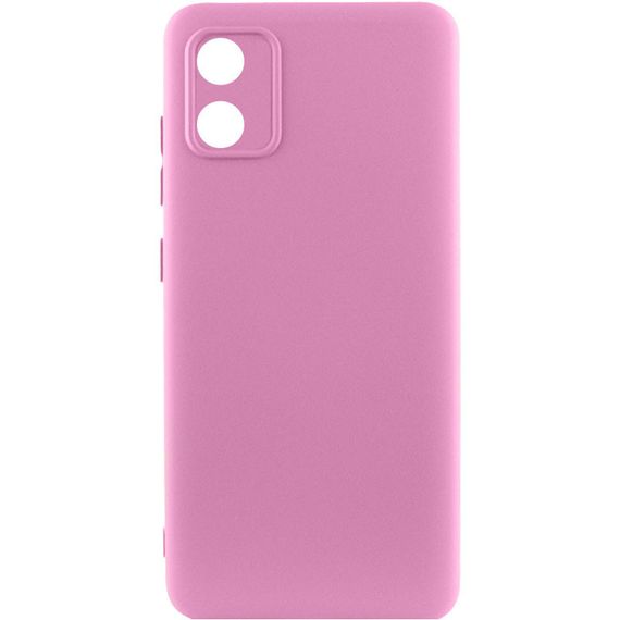 Чехол Silicone Cover Lakshmi Full Camera (AA) для Motorola Moto E13 Розовый / Pink