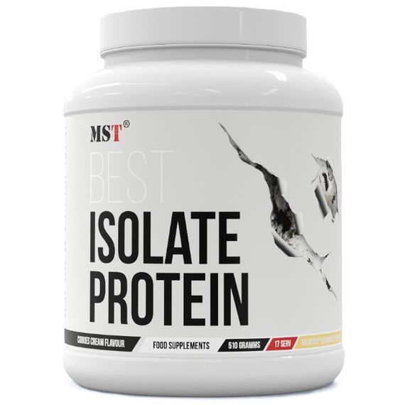 Протеїн MST Nutrition Best Isolate Protein 510 g /17 servings/ Cookie Cream