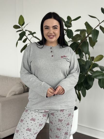 М’яка, затишна та ідеальна піжама PLUS SIZE | Зображення 5