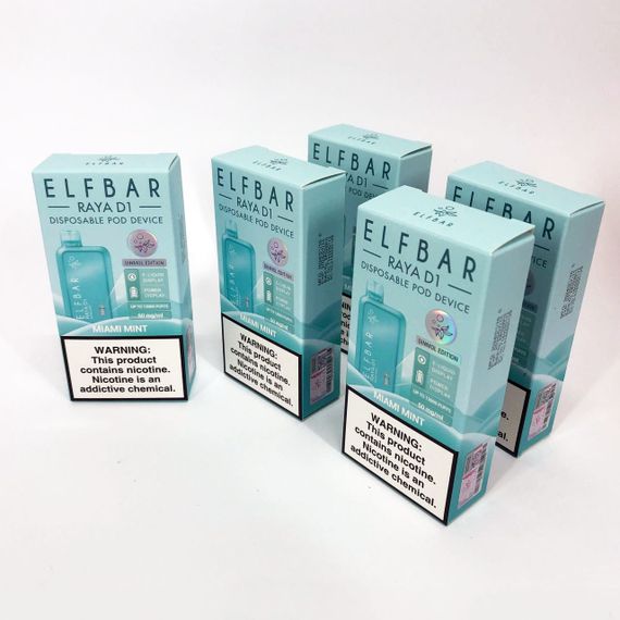 Elf Bar RAYA D1 13000 смак М'ята (Miami Mint) (ws48815-5) | Зображення 3