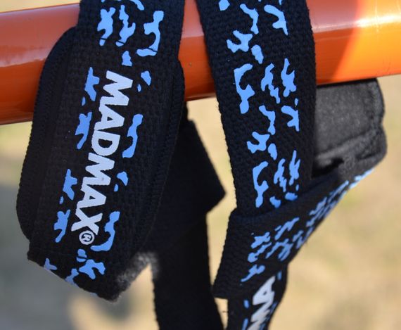 Ламки для тяги Camo Power Wrist Straps Camo/Light Blue | Зображення 9