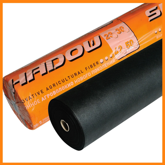 Агроволокно 60 г/м2 3,2 х 50 м чорне "Shadow" (Чехія) 4% агроволокно для полуниці | Зображення 3