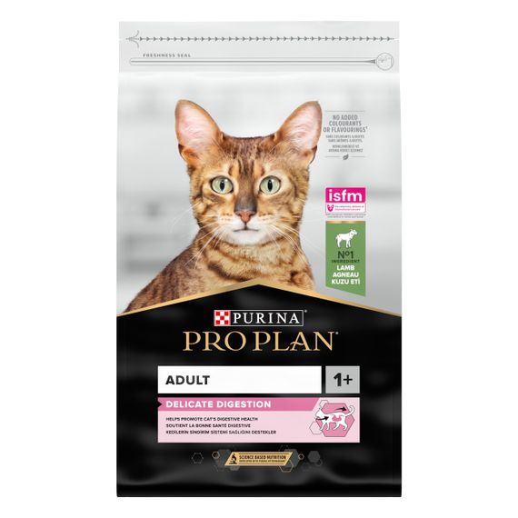 Сухий корм для котів із чутливим травленням з ягням Purina Pro Plan Delicate Lamb 10 кг