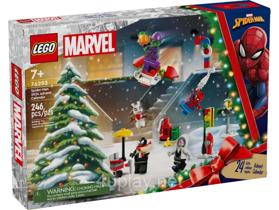 Новорічний адвент календар 2024 ЛЕГО Марвел Людина-павук Оригінал LEGO Marvel Spider-Man Advent Calendar | Зображення 2