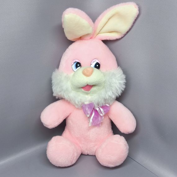 М'яка іграшка рожевий кролик (30см) вживане