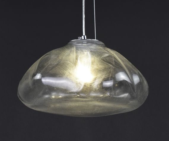 Люстра підвісна на 1 лампочку 27406 Хром 20-160х30х30 см. | Зображення 2