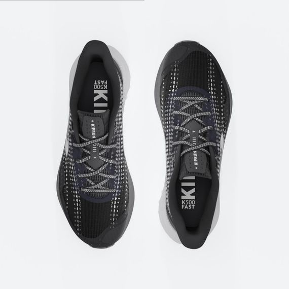 Кросівки дитячі K500 FAST для бігу чорні/білі - EU32 UA31,5 | Зображення 6
