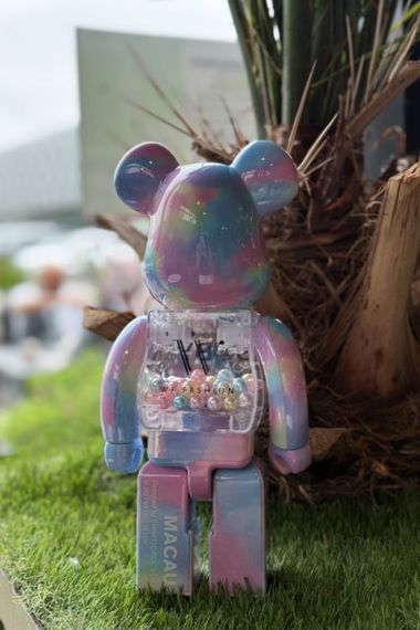 Фігурка Bearbrick Pearl Capsule Pastel дизайнерська статуетка ведмедик Беарбрік 28 см bs003 різнокольорова | Зображення 4