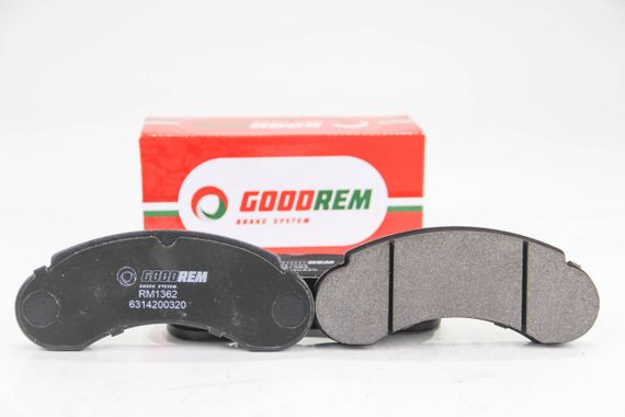 Колодки передні гальмівні W631 88-96, GOODREM (RM1362) | Зображення 1