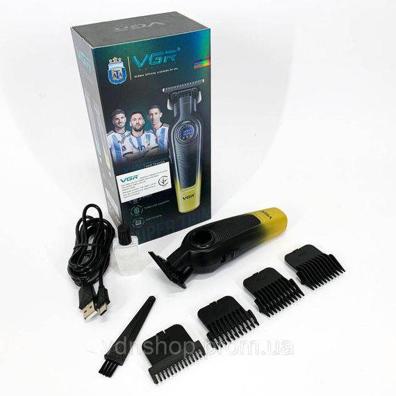 Стильная машинка для стрижки, Электронная машинка для стрижки волос электрическая UO-97 | Зображення 9