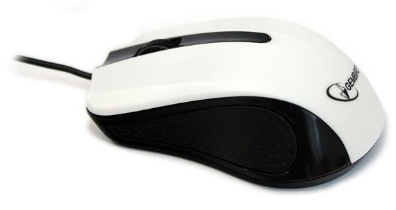 Оптична мишка Gembird MUS-101-W, USB интерфейс, білий колір | Зображення 1