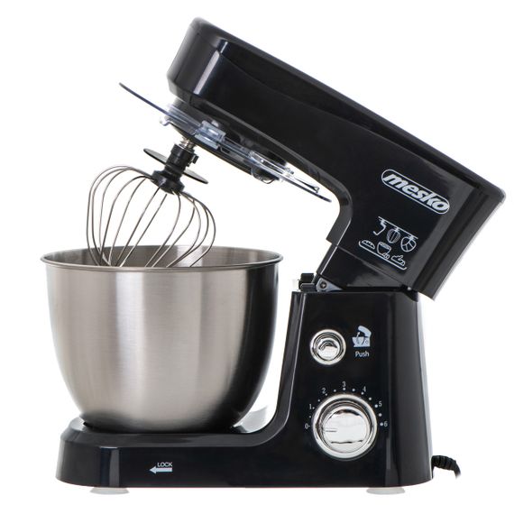 Планетарный миксер тестомес Mesko MS 4217 с чашей 3,5 л, кухонный миксер для теста 1200 Вт | Зображення 1