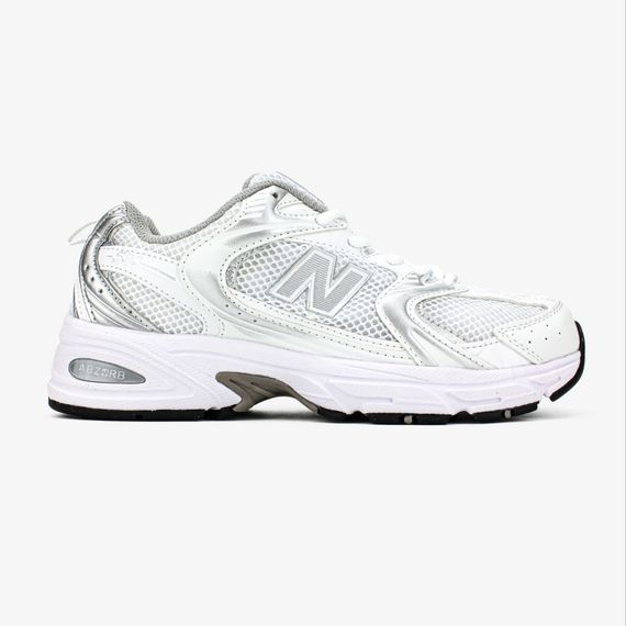 Кросівки весна літо New Balance колір білий/срібний | Зображення 4