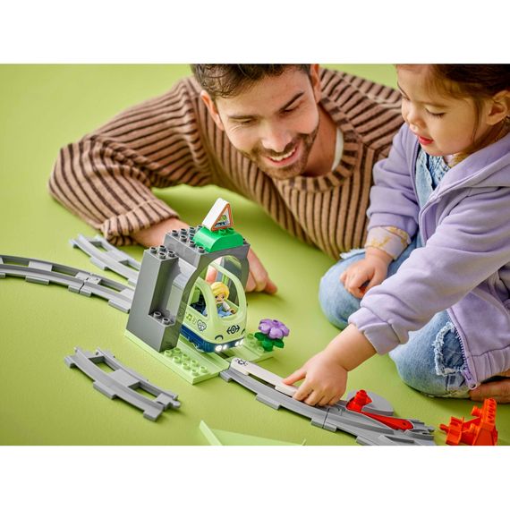 Конструктор LEGO DUPLO Town Додатковий набір. Залізничний тунель і колії (10425) | Зображення 8