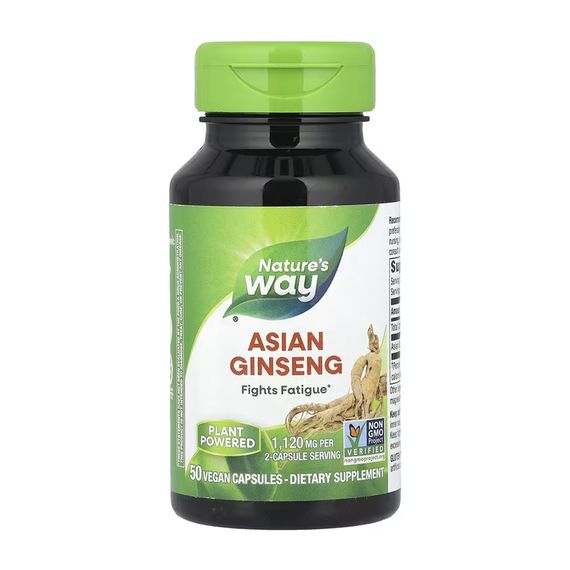 Азіатський женьшень Nature's Way Asian Ginseng 50 капсул