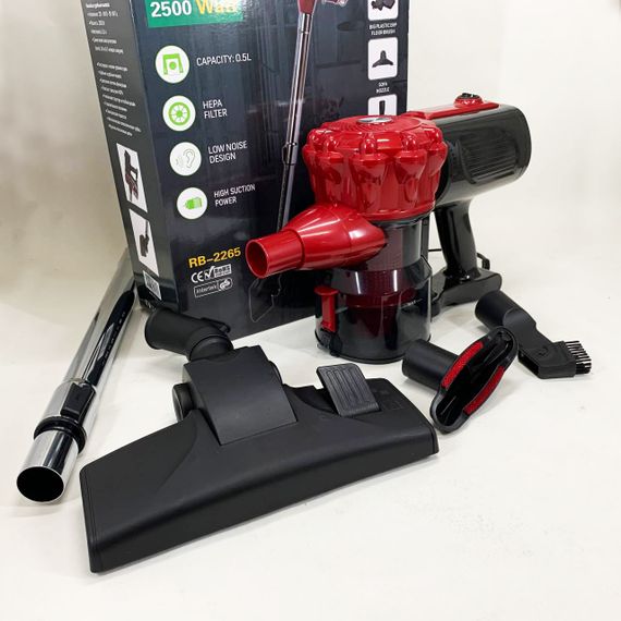 Легкий ручной пылесос для дома Rainberg RB-2265 2500 Вт, Многофункциональный вертикальный пылесос EQ-71 | Зображення 2