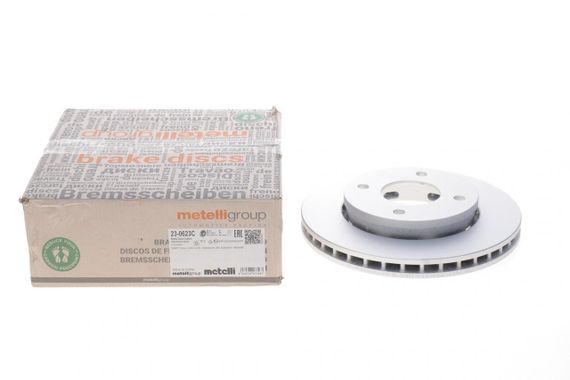 Диск тормозной передний Mitsubishi Colt 04-12 Smart Forfour 04-06 256x24  с покр.  вент.  23-0623C | Зображення 1