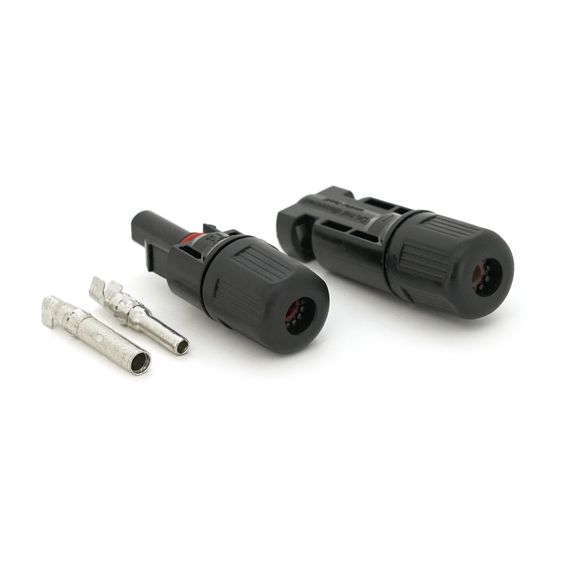 Коннектор MC4 Premium, 1000V, 30A, мідь CN під затискач, U-подібний, під перетин 2,5-6 мм², 0,5 мОм, IP67, -40 ℃ ~ 105 ℃, | Зображення 1