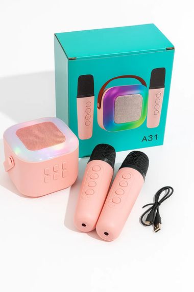 Портативна Bluetooth колонка з караоке A31 з двома мікрофонами XPRO (47581-А31_283) | Зображення 3