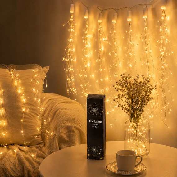 Гірлянда Кульбабаба 10 м, від USB, The lamp, Теплий і мікс/ Гірлянда для декору/Світлодіодна гірлянда | Зображення 2
