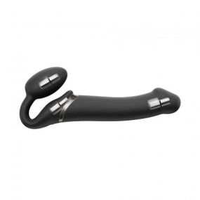 Безремневий страпон з вібрацією Strap-On-Me Vibrating чорний