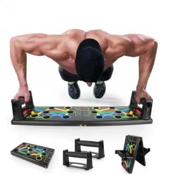 Дошка для віджимань Foldable Push Up Board 14 в 1 упор для віджимань підставки для віджимань | Зображення 1