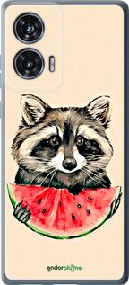 Чохол на Motorola Edge 50 Fusion Єнотик з кавуном "4605u-3748-2448"