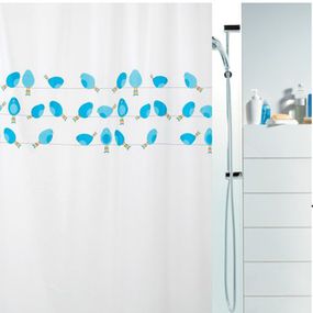 Шторка для ванної та душу Spirella Birdy 180x200 см, водовідштовхувальна PEVA, 10.18685