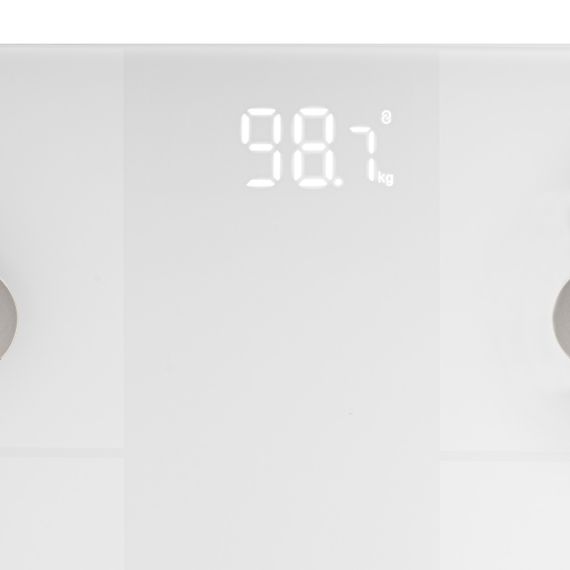 Ваги підлогові діагностичні електронні Adler AD 8186 Smart білі до 180 кг з Bluetooth та аналізом складу тіла | Зображення 1