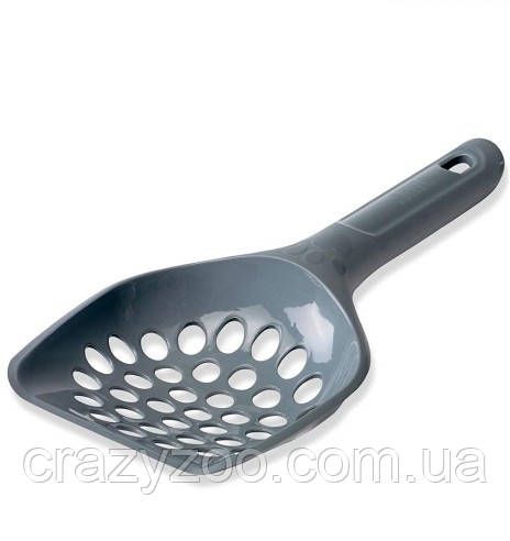 Лопатка для кошачьего туалета Savic Scoop Macro серая 25.5х1.5х4.5 см 0279