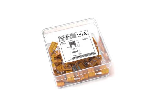 Предохранители (плоские мини 20А) (50шт) MTA