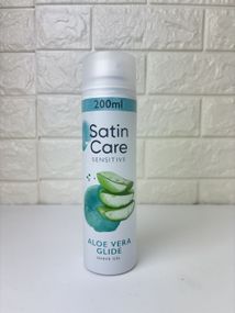 GILLETTE SATIN CARE Гель для бритья Сенситов алоэ вера глайд 200 мл