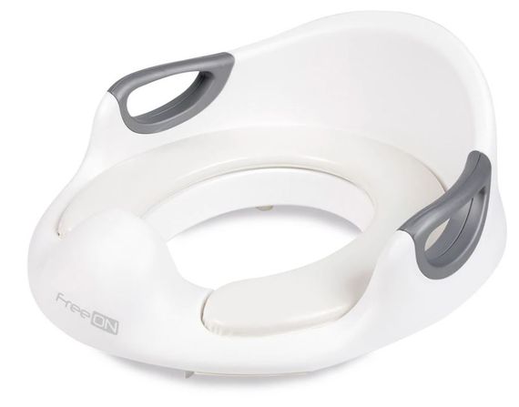 Дитяче сидіння для унітазу FreeON, white - grey (0-3 роки)