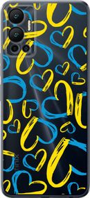 Чехол на Infinix Hot 12 Сердца UA "5292u-2864-17620"