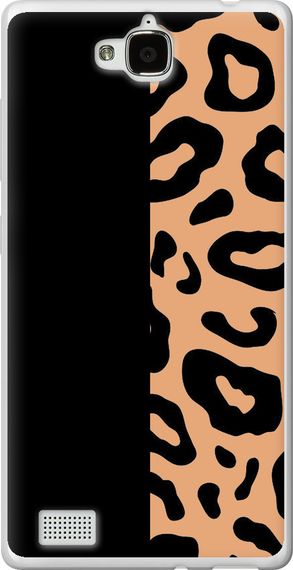 Чехол на Huawei Honor 3C Пятна леопарда "4269u-307-17620"