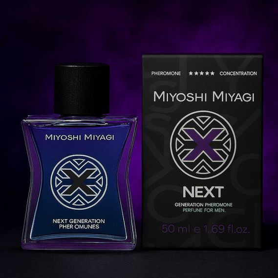 Чоловічі парфуми з феромонами - Miyoshi Miyagi Next, 50 мл Sex Aura | Зображення 1