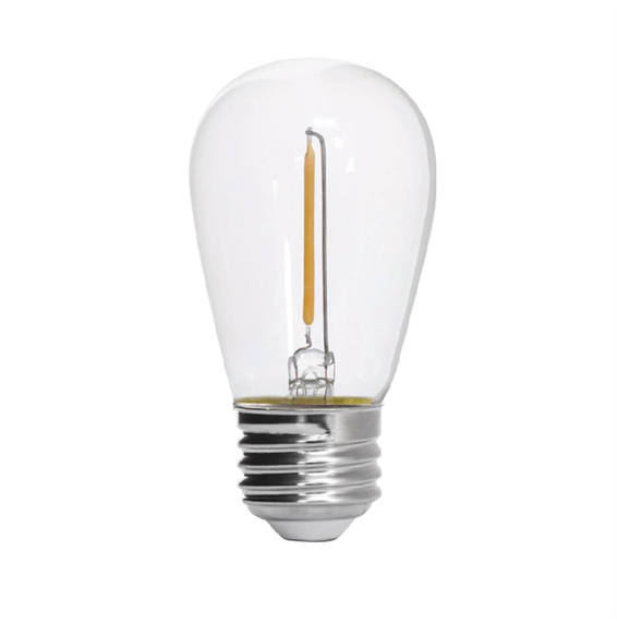 Лампа светодиодная LED E27 0,7W WW S14 COG