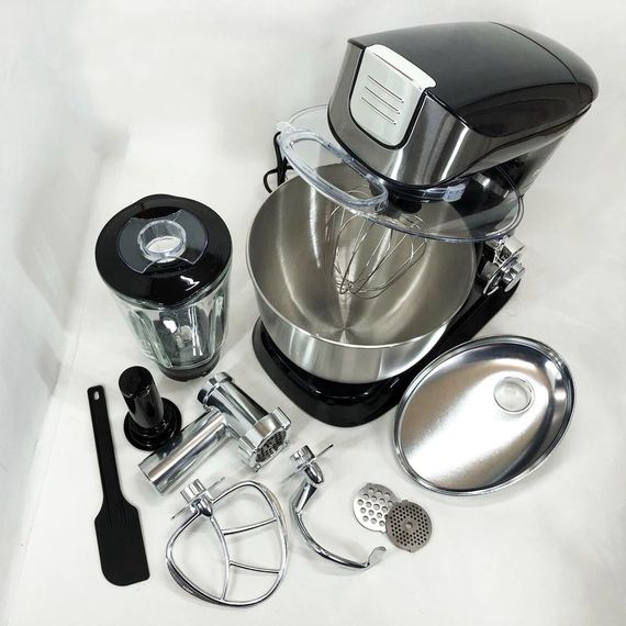 Багатофункціональний кухонний комбайн Rainberg RB-8080 Тістоміс, М'ясорубка, Блендер, HF-994 Потужний блендер | Зображення 5