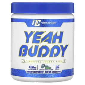 Предтренировочный комплекс Ronnie Coleman Yeah Buddy Pre-Workout Energy Powder 270 г, Green Apple