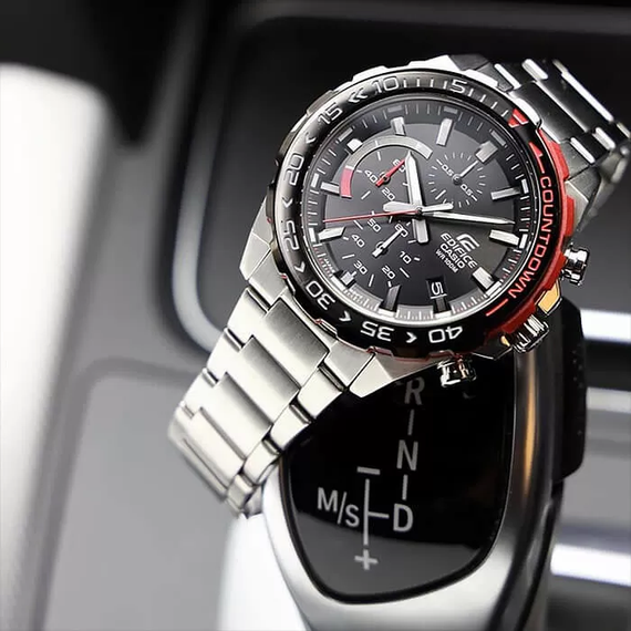 Годинники наручні чоловічі класичні японські оригінальні Casio Edifice EFR-566DB-1AVUEF (модуль 5579) | Зображення 4