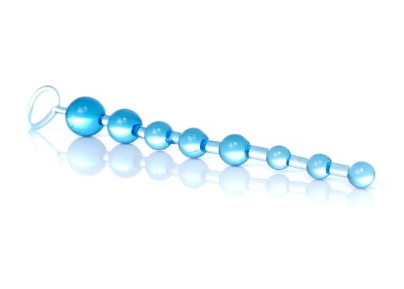 Анальний ланцюжок - Jelly Anal Beads Blue | Зображення 1