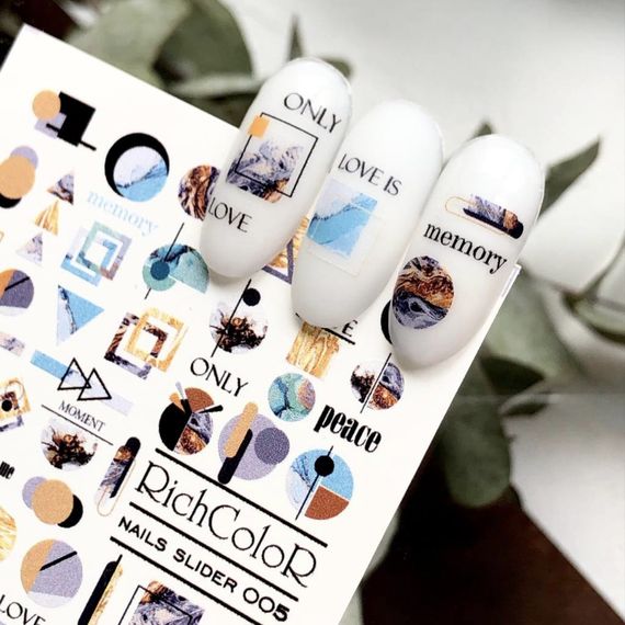 Рифленый слайдер RichColor 005 на водяной основе (6.5x9.5см) | Зображення 1