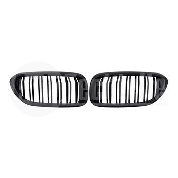 Решетки радиатора компл. BMW 5 G30/G31 17-20 (мат. чёрн. двойная), AutoTechteile, 706 5172, 706 5171