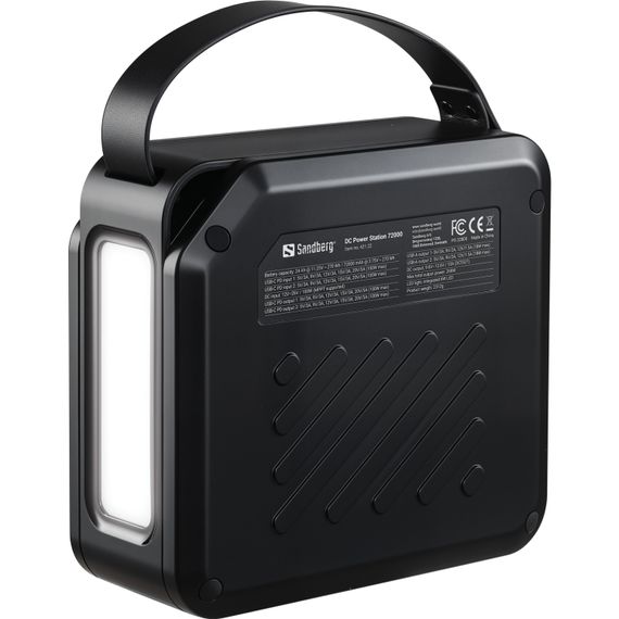 УМБ Sandberg 72000mAh 268W, DC9,6–12,6v, 2xUSB-A, 2xUSB-C 100w In/Out, LMFP, ліхтарик 6Вт | Зображення 4