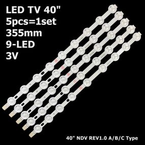 LED підсвітка TV 40" NDV REV1.0 A/B/C-type VES400UNDS-01 VES400UNDS-02 VES400UNDS-03 5шт.