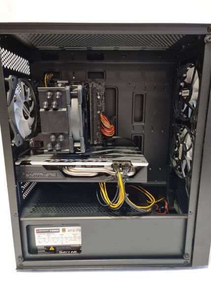 Ігровий ПК PcCooler C3B310 BK Tower / Intel Core i5-8600T (6 ядер по 2.3 - 3.7 GHz) / 16 GB DDR4 / 512 GB SSD + 500 GB HDD / AMD Radeon RX 580, 4 GB GDDR5, 256-bit / 750W б/в | Зображення 7